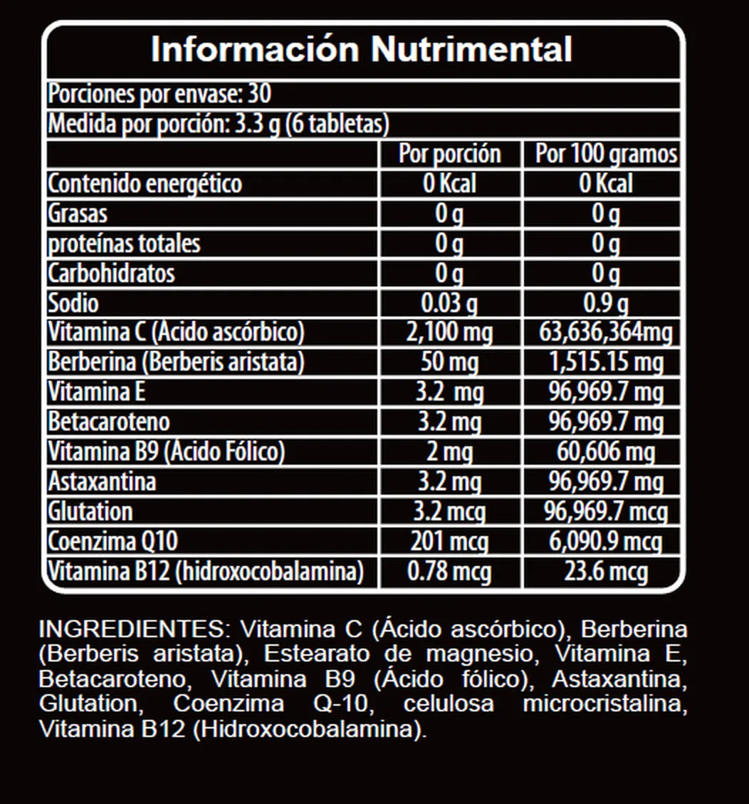 Longevit (Vitamina C y Antioxidantes)
